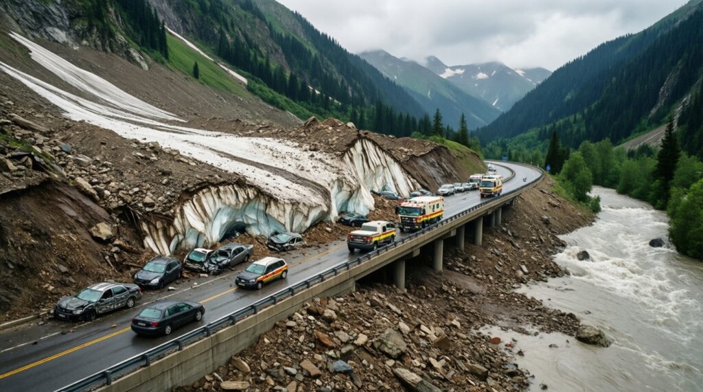Погода и риски: штормовые предупреждения, паводковая обстановка, состояние перевалов и трасс - иллюстрация