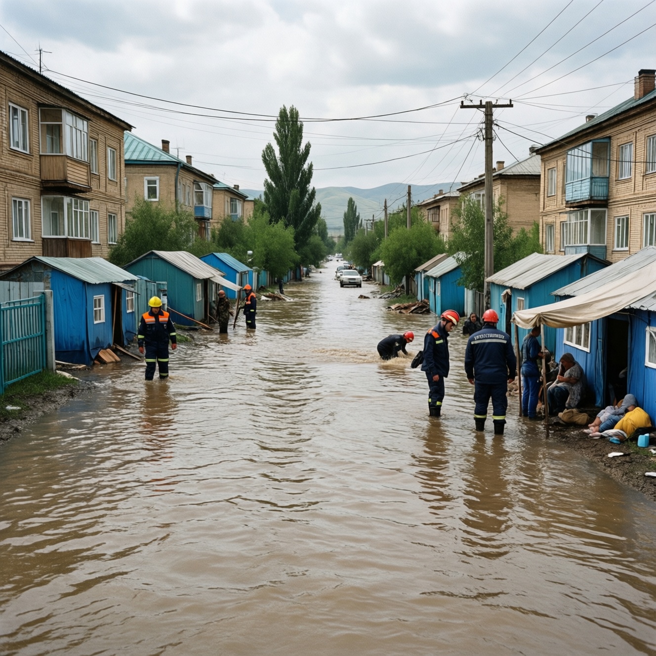 Подтопление в Дагестане снижается: вода в 508 домах, 541 человек остаются в ПВР