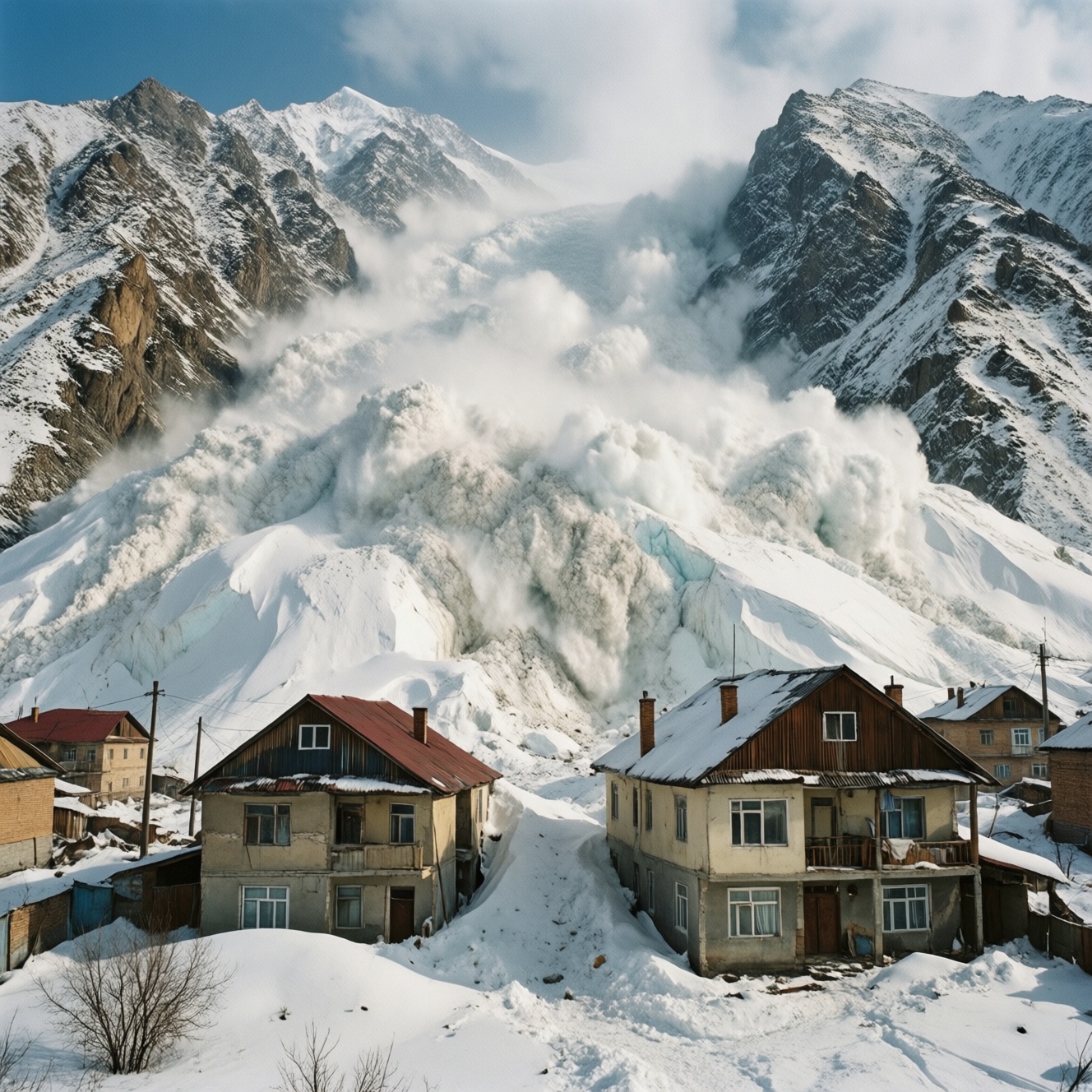 Проверка после схода лавины в Дагестане: в селе Шайтли накрыло два дома