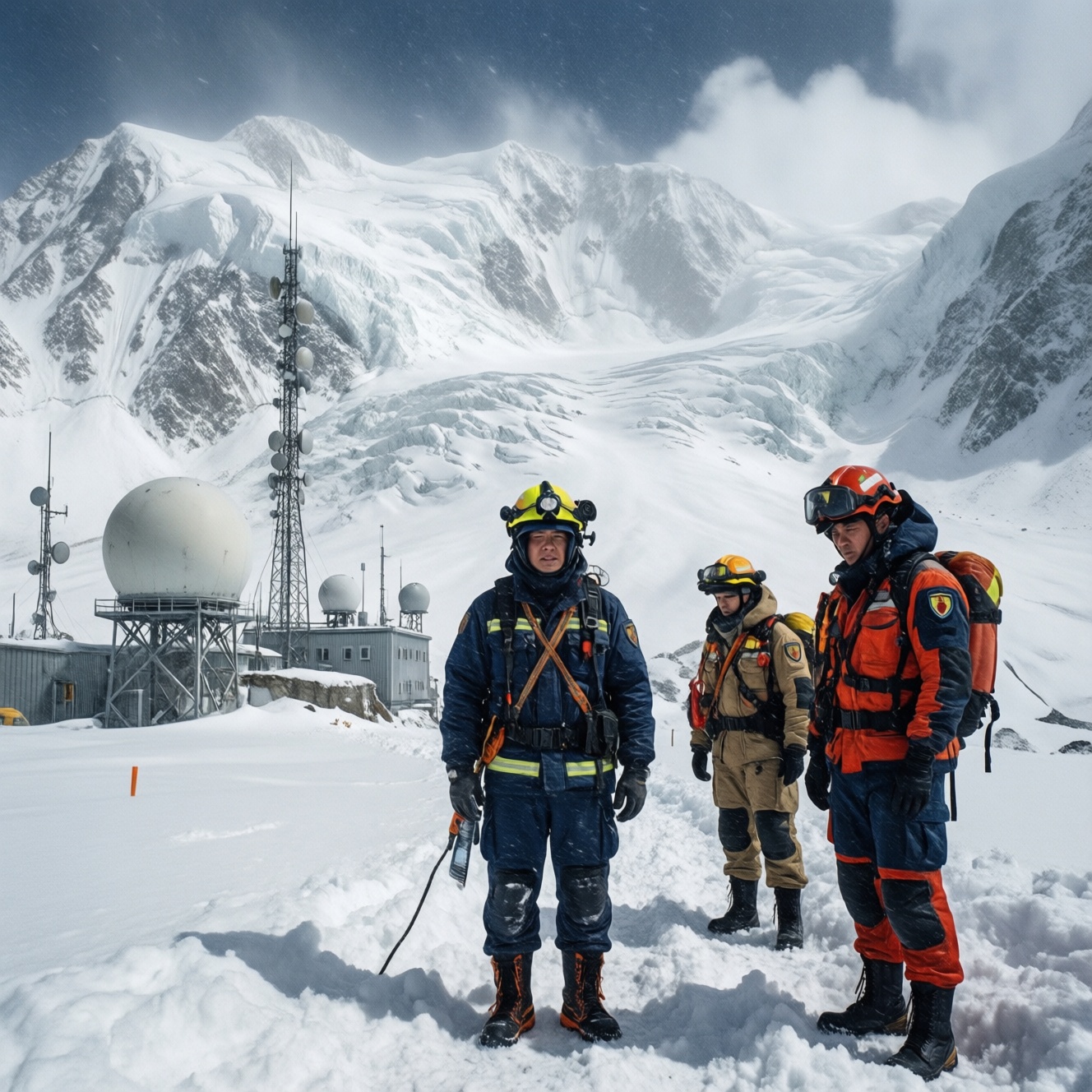 Эвакуация метеоролога с самой высокой метеостанции Европы в Дагестане