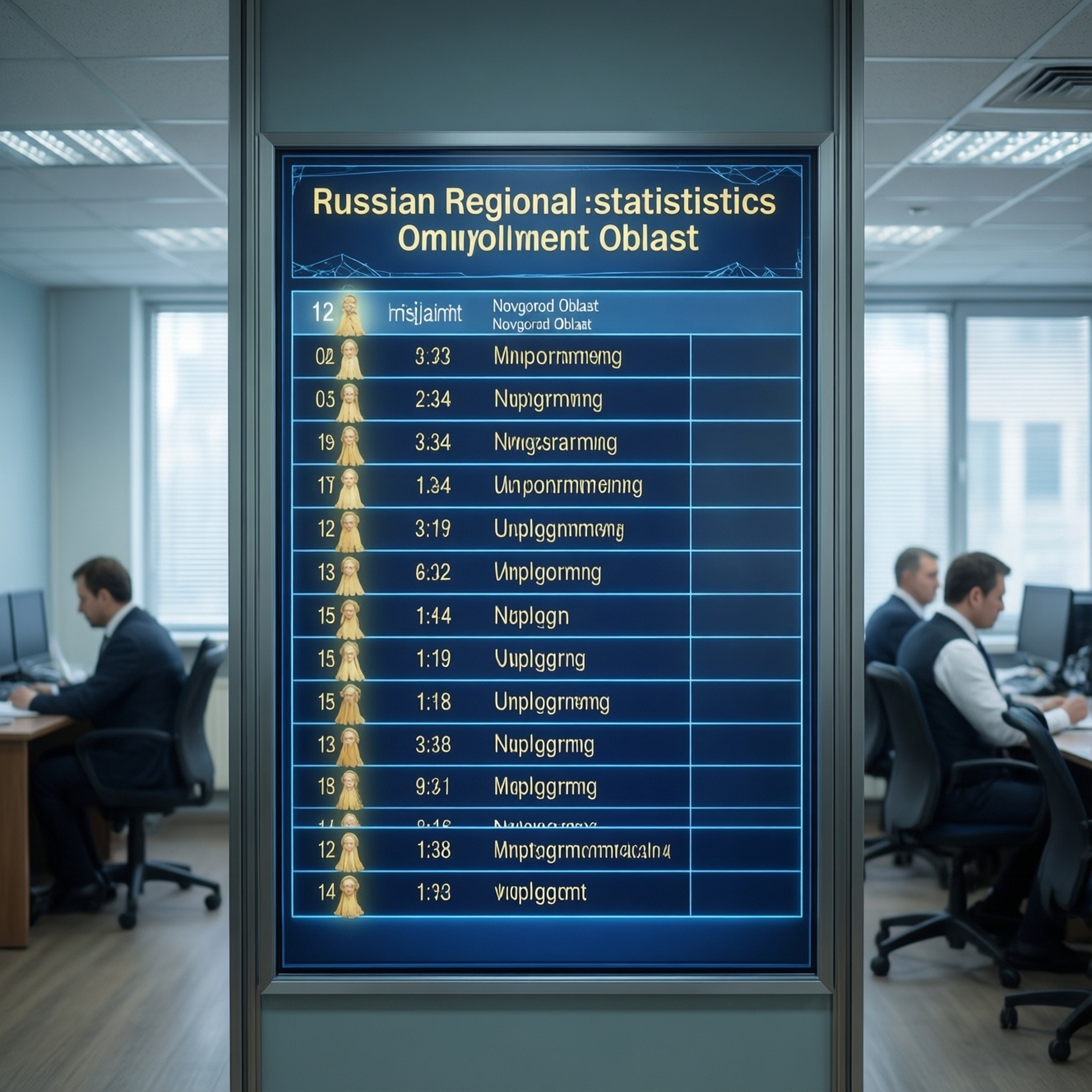 Минимальная безработица в России: Новгородская область вышла в лидеры с 0,7%